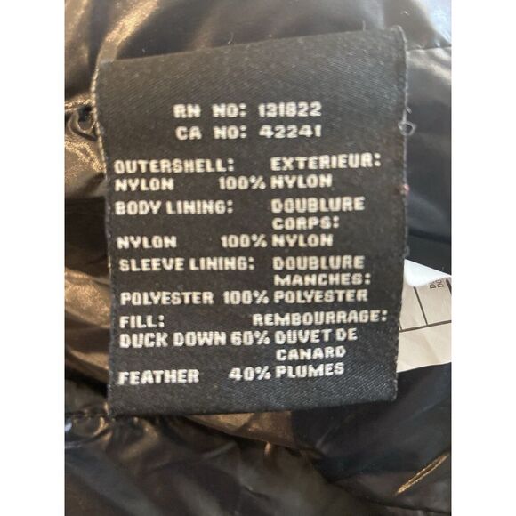 S13‎ New York Bright Red puffer Hooded Duck Down Jacket Coat women ladies SZ XS - Picture 6 of 8